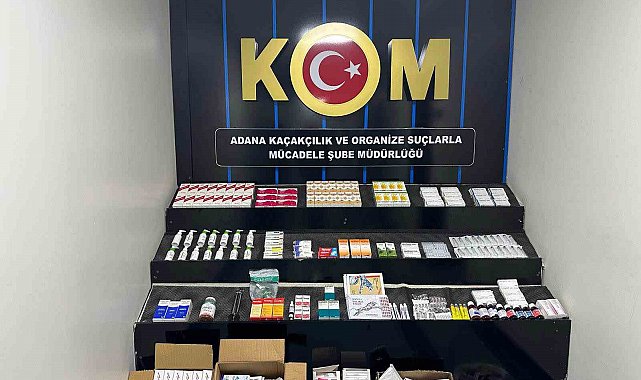 Adana'da 3 bin 264 kaçak ilaç ele geçirildi