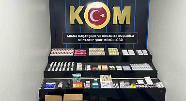 Adana'da 3 bin 264 kaçak ilaç ele geçirildi