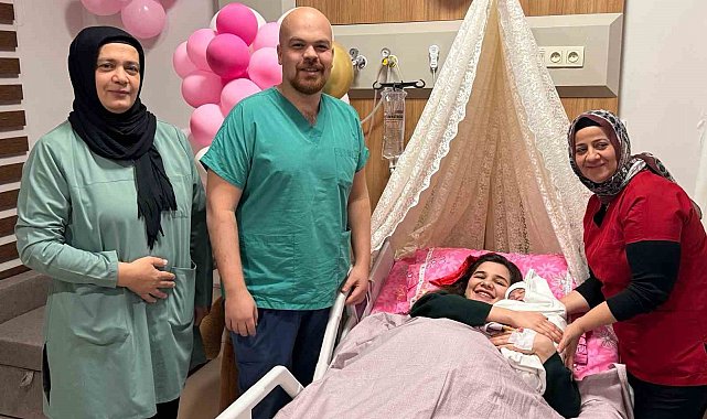 Adıyaman'da 2026 yılınının ilk bebeği "Rüya" oldu