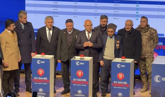 Ağrı'da 2 bin 840 sosyal konutun hak sahipleri belirlendi