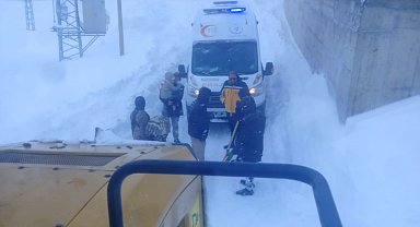 Ağrı'da köylerde rahatsızlanan hastalar için ekipler seferber oldu