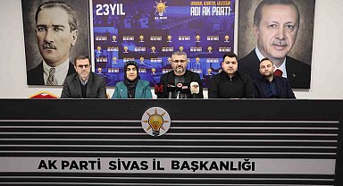 AK Parti Sivas İl Başkanı Tanrıverdi: "6 bin 183 yeni üye partimize kazandırılmıştır"