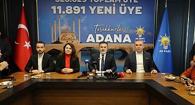 AK Parti'nin Adana'daki üye sayısı 328 bin 629 oldu