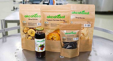 Akçaabat'ın meyve sebze fabrikasının ürünleri market raflarında yerini aldı