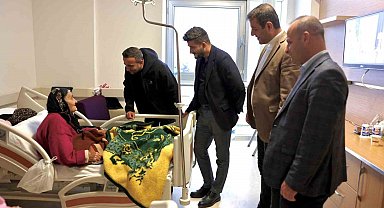 Akçadağ Belediye Başkanı Ulutaş'tan hastane ziyareti