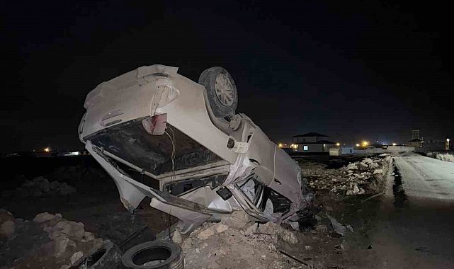 Aksaray'da otomobil takla attı: 3 yaralı