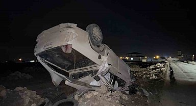 Aksaray'da otomobil takla attı: 3 yaralı