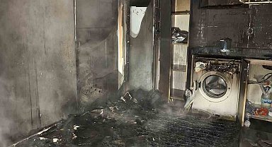 Alanya'da apartman dairesinde yangın korkuttu