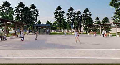 Alanyurt meydan düzenlemesi için çalışmalar başladı
