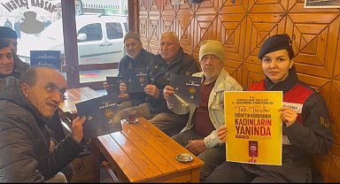 Alaplı'da jandarmadan kadına şiddete karşı tek dokunuş