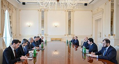 Aliyev, İsrail Dışişleri Bakanı Saar'ı kabul etti