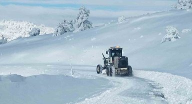 Amasya'da 58 köy yolu ulaşıma kapalı