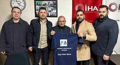 Anahtar Partili gençlerden İHA'ya ziyaret