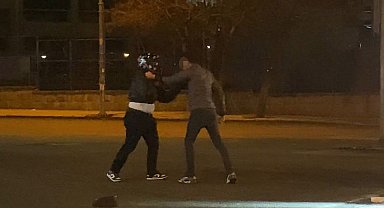 Ankara'da trafikteki kavga kamerada