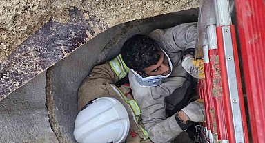 Antakya'da kuyuya düşen vatandaş yaralandı