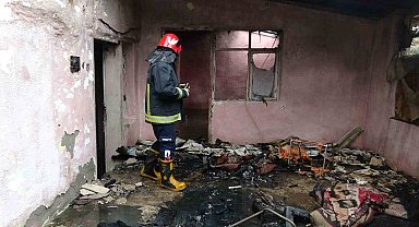 Antalya'da gecekonduda yangın