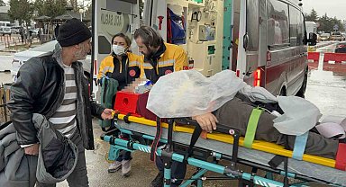 Anten tamir ederken çatıdan düştü