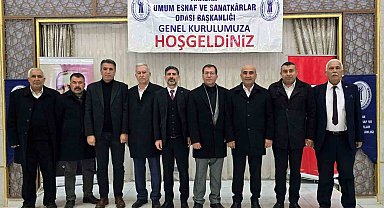 Araban'da esnaf odası başkanı Ahmet Karakuş güven tazeledi