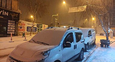 Ardahan'da kar yağışı etkili oldu