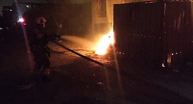 Arsuz'da müstakil evden alevler yükseldi