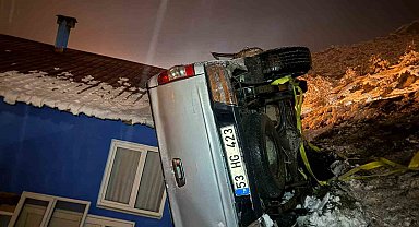 Artvin'de trafik kazası: 1 ölü, 1 yaralı