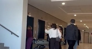 Asansör görevlisiyle hasta yakını arasında 'hasta asansörü' tartışması