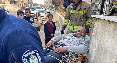 Asansör kulesinden düşen güvercin meraklısı yaralandı