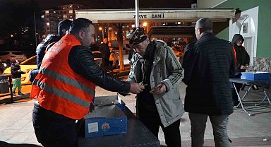 Atakum'da kandil simidi ikramı