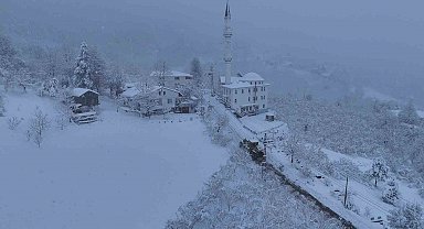 Atakum'da yoğun kar mesaisi
