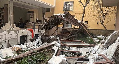 Ataşehir'de doğal gaz patlamasında sokak savaş alanına döndü: 1 yaralı