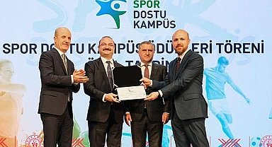 Atatürk Üniversitesi'ne "Spor dostu kampüs" sertifikası aldı