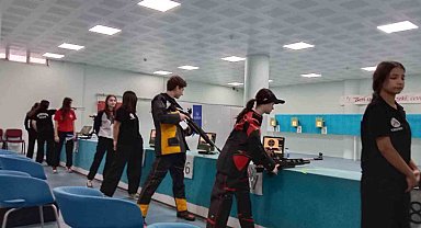 Aydın'da Havalı Silahlar İl Şampiyonası düzenlendi