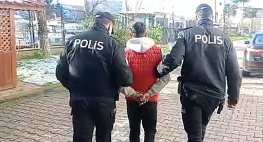 Bafra'da 25 yıl hapisle aranan hükümlü yakalandı