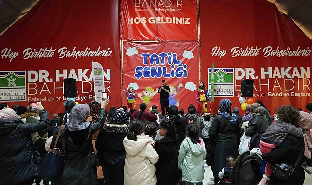 Bahçelievler'de çocuklara sömestr tatil şenliği