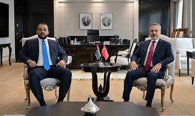 Bakan Fidan, Libya Milli Birlik Hükümeti Savunma Bakanvekili Zubi ile görüştü
