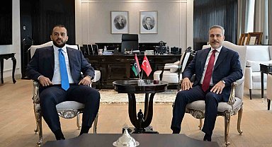 Bakan Fidan, Libya Milli Birlik Hükümeti Savunma Bakanvekili Zubi ile görüştü