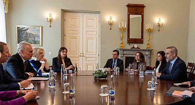 Bakan Fidan, Litvanya Cumhurbaşkanı Nauseda ile görüştü