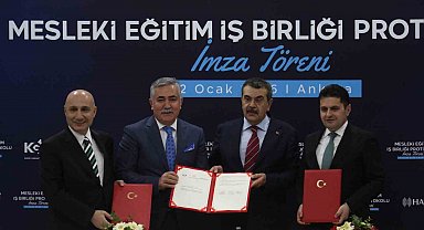 Bakan Tekin: "2024 yılı yaz ayında Mesleki ve Teknik Eğitim Politika belgesi yayınladık ve bu anlamdaki iş birliklerimizi bir adım daha öteye taşıdık"