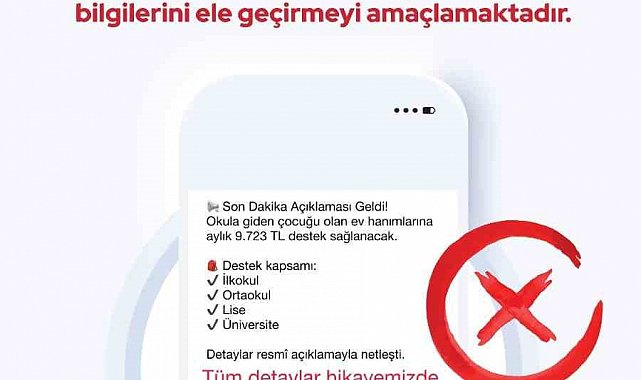 Bakanlıktan 'sahte yardım' paylaşımlarına karşı uyarı