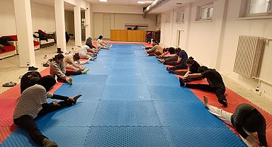 Bala Hatun Yurdu'nda taekwondo eğitimleri sürüyor