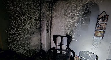 Bandırma'da ev yangını: 6 kişi tahliye edildi