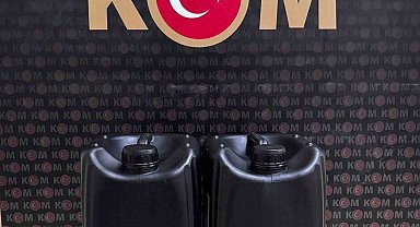 Bartın'da 10 litre etil alkol ele geçirildi