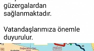Bartın'da kara yolu kar nedeniyle ulaşıma kapandı