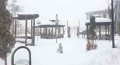 Başkale'de kar yağışı başladı