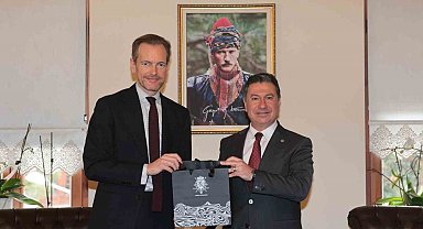 Başkan Aras Belçika Krallığı Ankara Büyükelçisini ağırladı