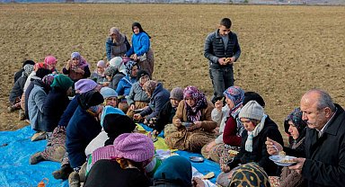 Başkan Arslan sarımsak işçileriyle bir araya geldi
