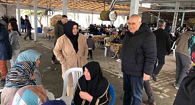 Başkan Arslan umreden dönen hemşehrilerini karşıladı