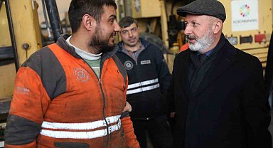 Başkan Çolakbayrakdar: "Şehrimizin ihtiyaçlarını fabrika gibi çalışan kendi atölyelerimizde üretiyoruz"