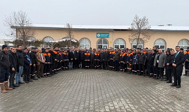 Başkan Geçit'ten sahada görev yapan personellere moral ziyareti