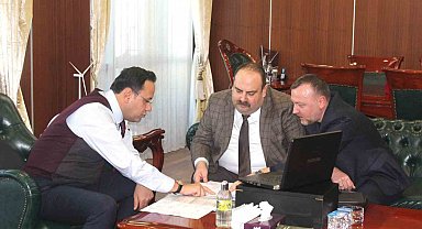 Başkan Hamamcı'nın yeni projeler için Ankara ziyareti